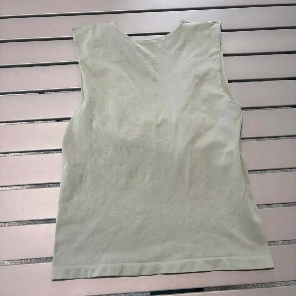 Intimately Free People Top Womens Size M/L Sage Green V Neck